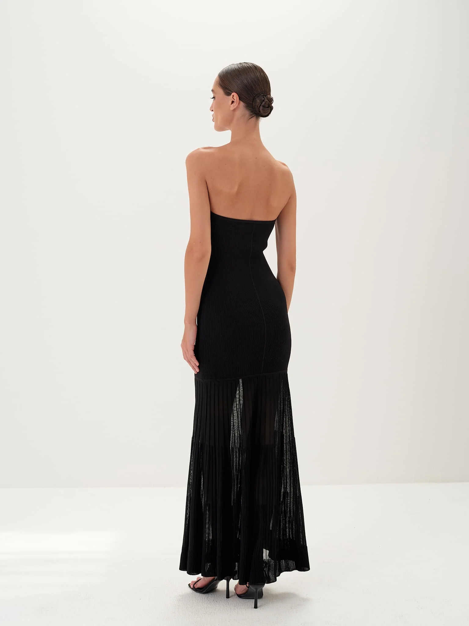 Celeste Scarf Gown in Viscose Knit - Image 10