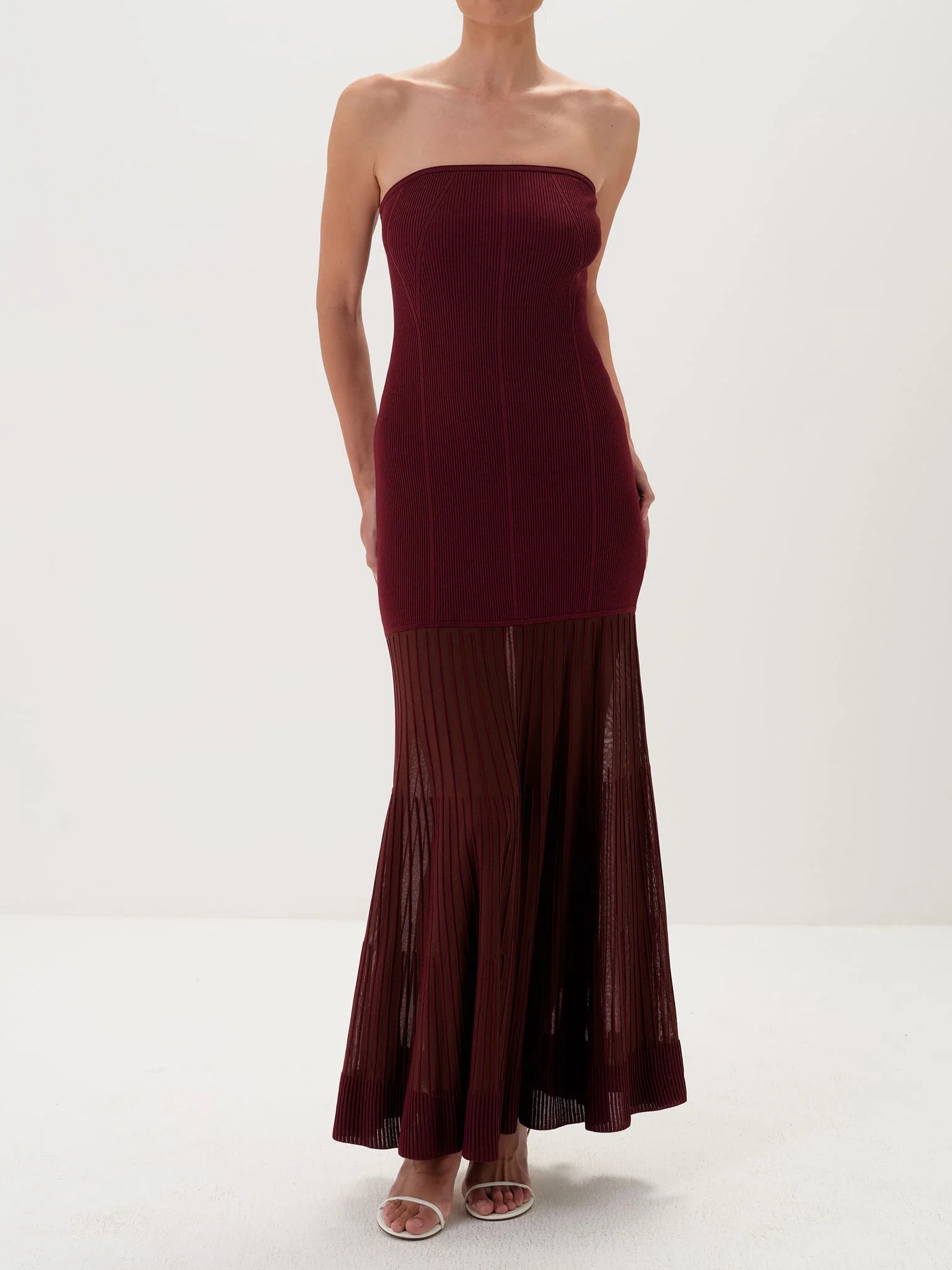 Celeste Scarf Gown in Viscose Knit - Image 13