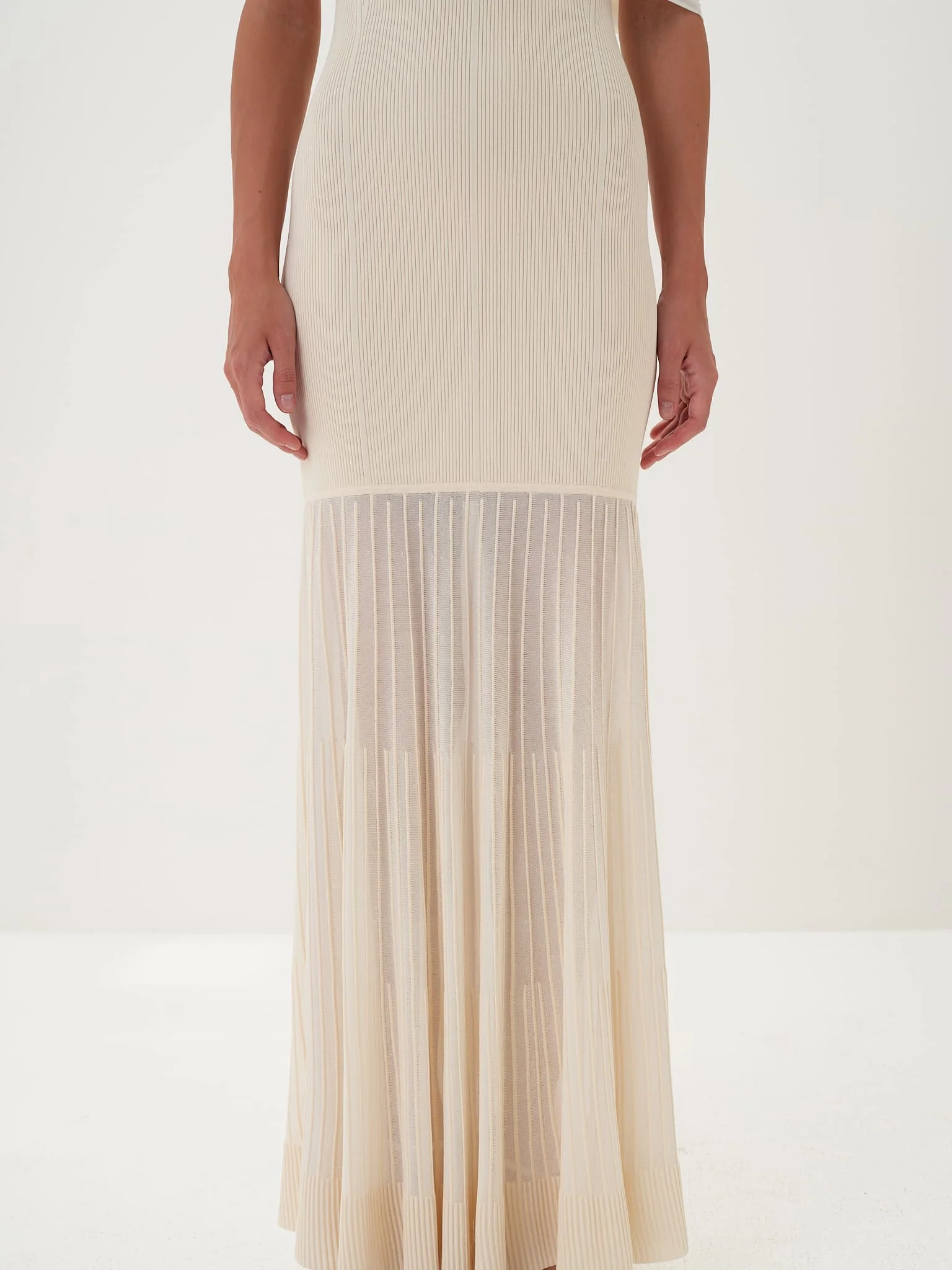Celeste Scarf Gown in Viscose Knit - Image 3