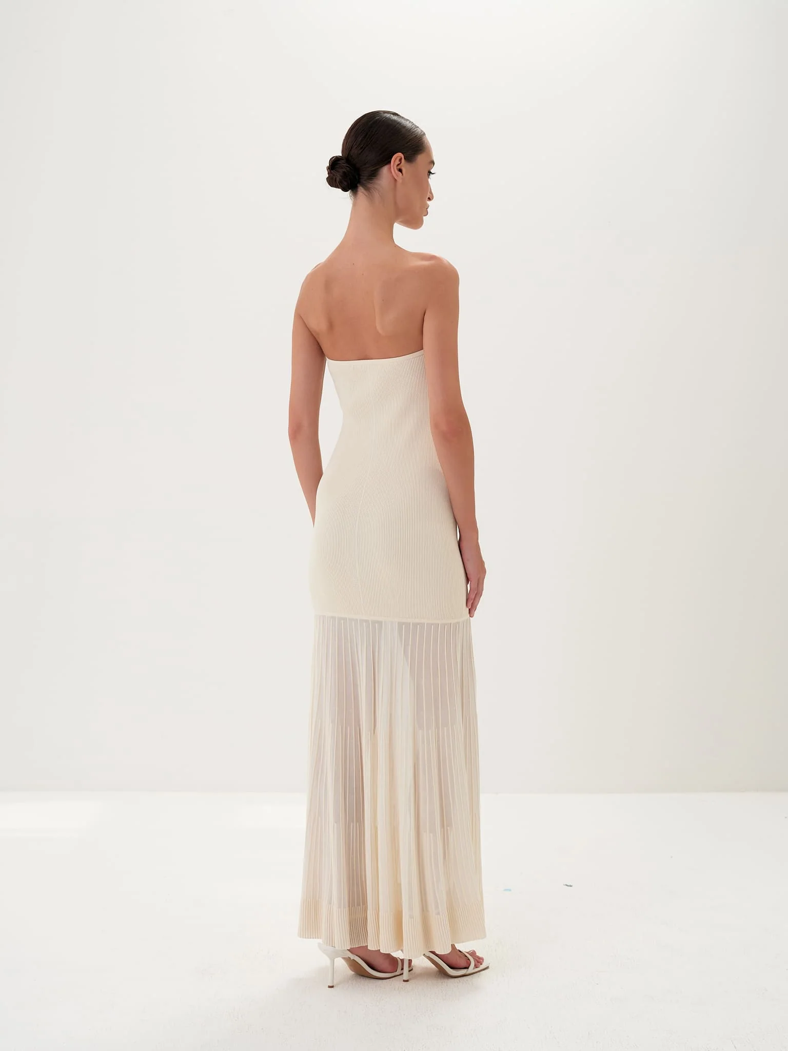 Celeste Scarf Gown in Viscose Knit - Image 5