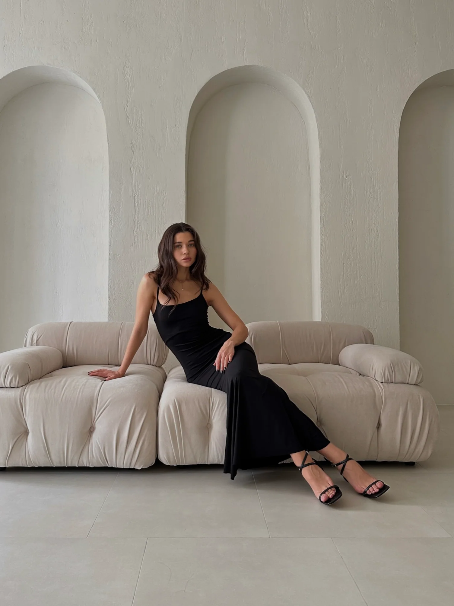 Etta Fitted Slip Maxi Dress - Image 13