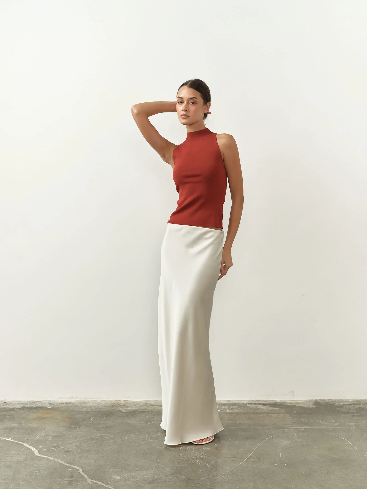 Maia High Neck Sleeveless Top - Image 6