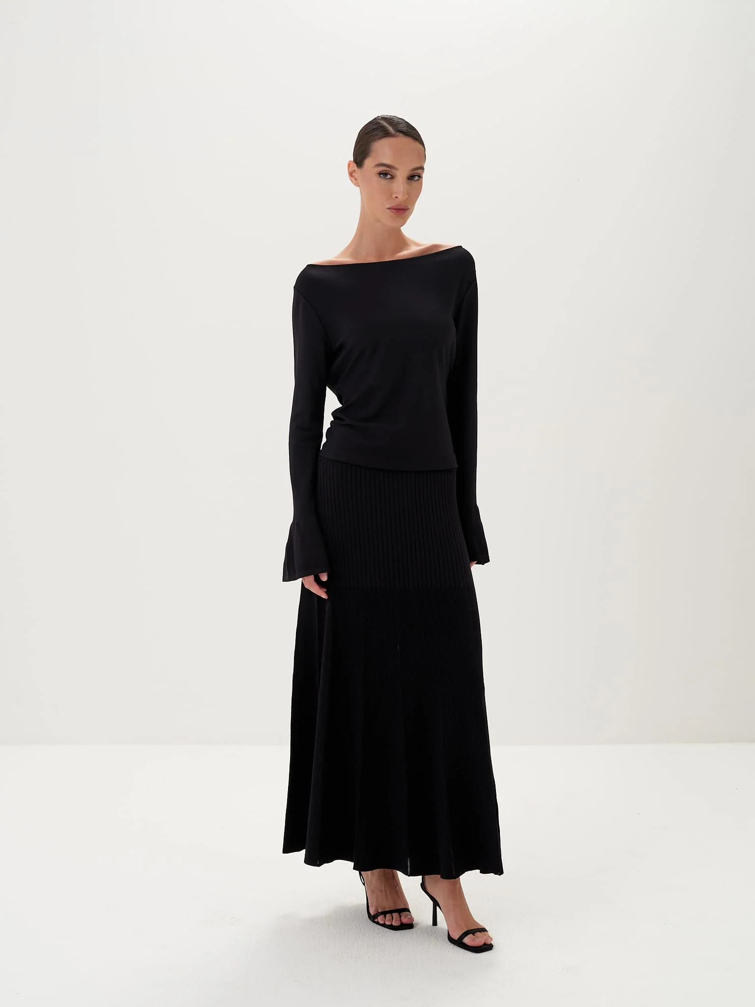 Paloma Top & Skirt Set in Viscose Knit - Image 4