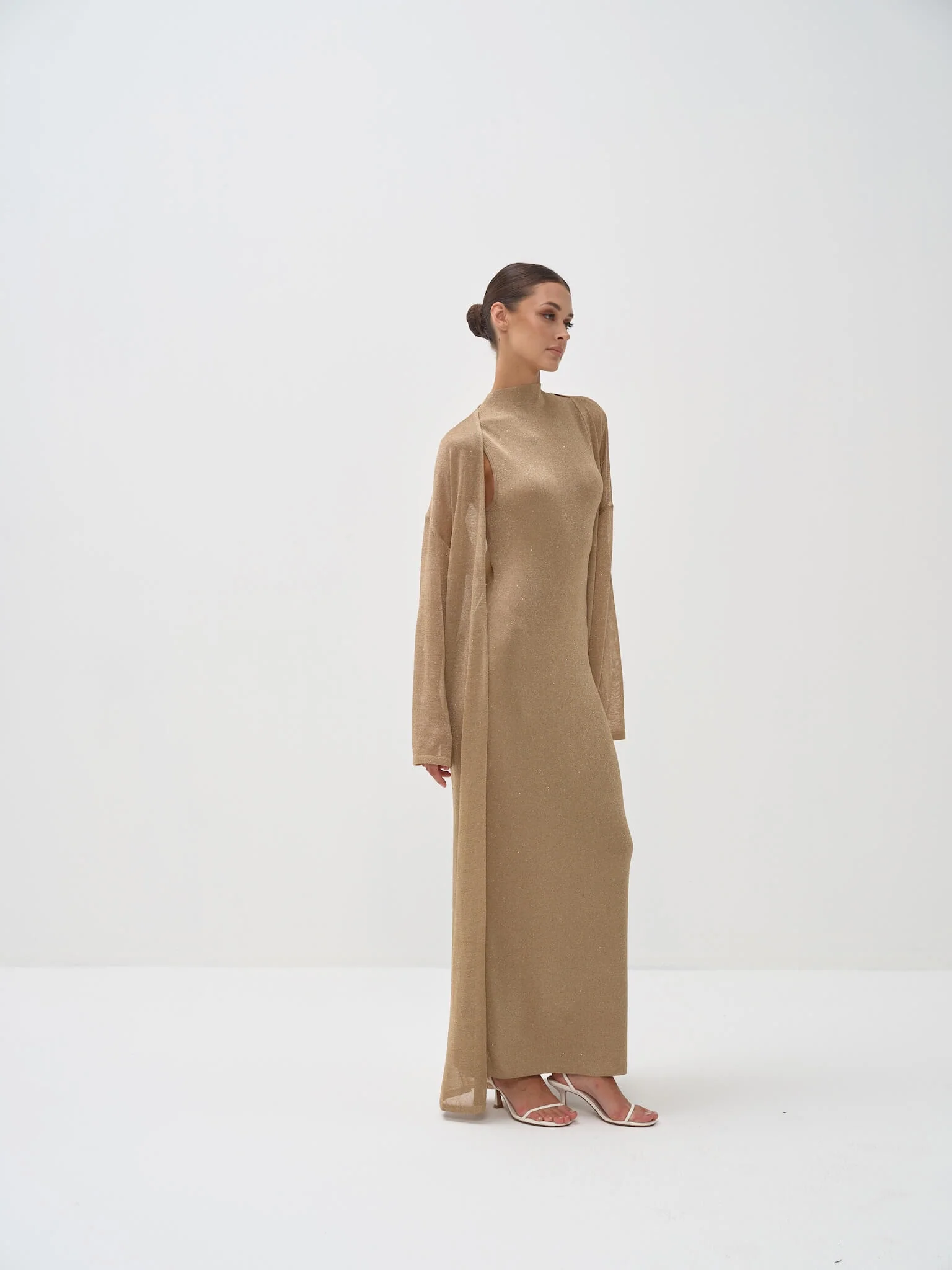 Sevin Dress Set in Viscose Knit with Lurex - Image 5